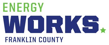 energy works logo in green and blue